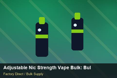 Adjustable Nic Strength Vape Bulk — Adjustable Nic Strength Vape Bulk: Bulk Supplier Guide — for German Importers photo 1