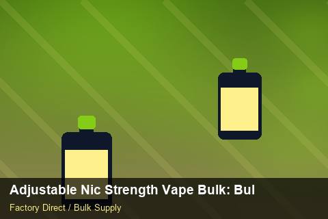Adjustable Nic Strength Vape Bulk — Adjustable Nic Strength Vape Bulk: Bulk Supplier Guide — for German Importers photo 2