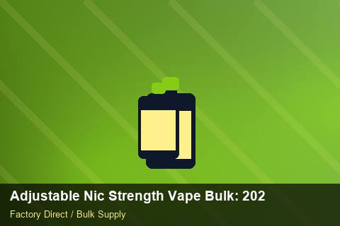 Adjustable Nic Strength Vape Bulk — Adjustable Nic Strength Vape Bulk: 2026 Buyer's Handbook — for German Importers photo 1