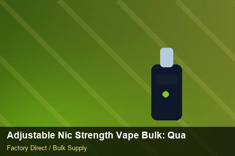 Adjustable Nic Strength Vape Bulk — Adjustable Nic Strength Vape Bulk: Quality Inspection Checklist — for German Importers photo 1