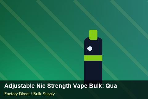 Adjustable Nic Strength Vape Bulk — Adjustable Nic Strength Vape Bulk: Quality Inspection Checklist — for German Importers photo 2