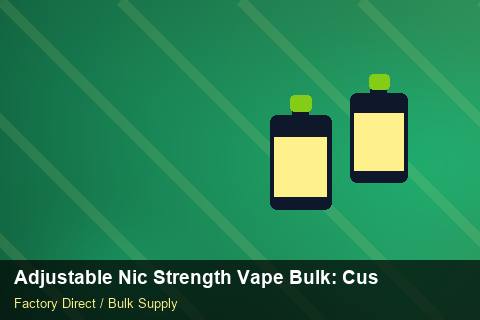 Adjustable Nic Strength Vape Bulk — Adjustable Nic Strength Vape Bulk: Customs Documentation — for German Importers photo 2