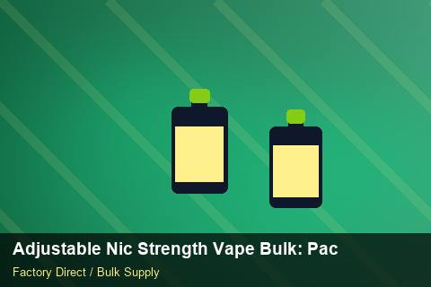 Adjustable Nic Strength Vape Bulk — Adjustable Nic Strength Vape Bulk: Packaging Standards — for German Importers photo 1