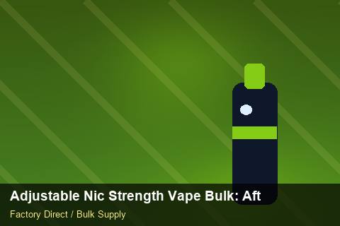 Adjustable Nic Strength Vape Bulk — Adjustable Nic Strength Vape Bulk: After-Sales Support — for German Importers photo 1
