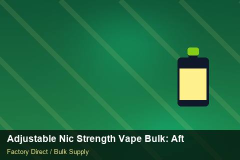 Adjustable Nic Strength Vape Bulk — Adjustable Nic Strength Vape Bulk: After-Sales Support — for German Importers photo 2
