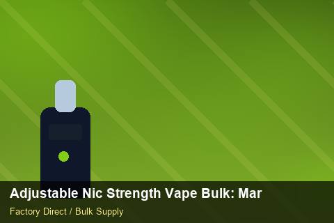 Adjustable Nic Strength Vape Bulk — Adjustable Nic Strength Vape Bulk: Market Trends 2026 — for German Importers photo 2