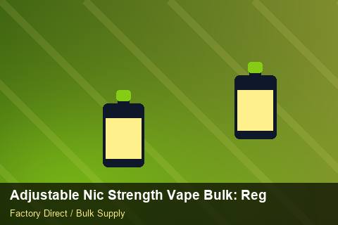 Adjustable Nic Strength Vape Bulk — Adjustable Nic Strength Vape Bulk: Regulatory Update — for German Importers photo 1
