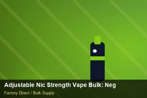 Adjustable Nic Strength Vape Bulk — Adjustable Nic Strength Vape Bulk: Negotiation Tips — for German Importers photo 1