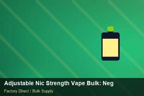 Adjustable Nic Strength Vape Bulk — Adjustable Nic Strength Vape Bulk: Negotiation Tips — for German Importers photo 2