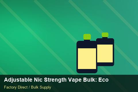 Adjustable Nic Strength Vape Bulk — Adjustable Nic Strength Vape Bulk: Eco-Friendly Materials — for German Importers photo 1