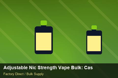 Adjustable Nic Strength Vape Bulk — Adjustable Nic Strength Vape Bulk: Case Studies — for German Importers photo 2