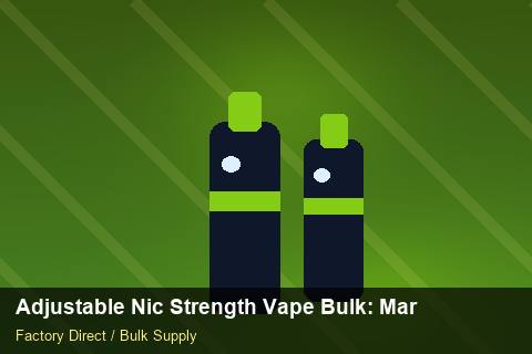 Adjustable Nic Strength Vape Bulk — Adjustable Nic Strength Vape Bulk: Market Comparison — for German Importers photo 2