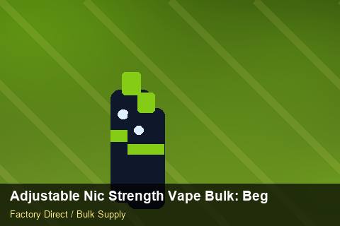Adjustable Nic Strength Vape Bulk — Adjustable Nic Strength Vape Bulk: Beginner's Guide — for German Importers photo 1