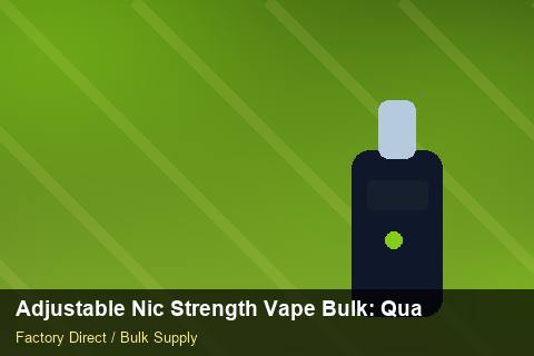 Adjustable Nic Strength Vape Bulk — Adjustable Nic Strength Vape Bulk: Quality Inspection Checklist — for UK Retailers photo 1