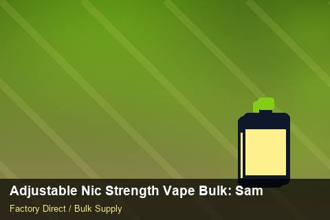 Adjustable Nic Strength Vape Bulk — Adjustable Nic Strength Vape Bulk: Sample Policy — for UK Retailers photo 2