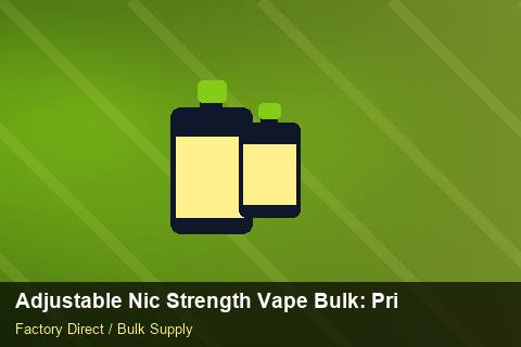 Adjustable Nic Strength Vape Bulk — Adjustable Nic Strength Vape Bulk: Private Label Options — for UK Retailers photo 2
