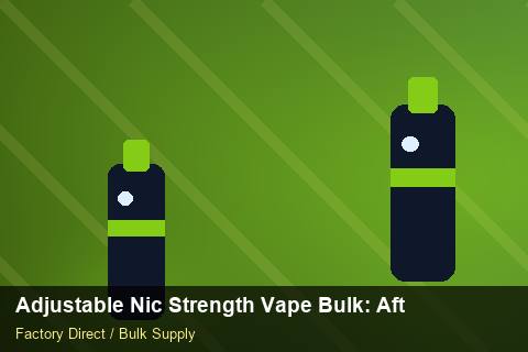 Adjustable Nic Strength Vape Bulk — Adjustable Nic Strength Vape Bulk: After-Sales Support — for UK Retailers photo 1