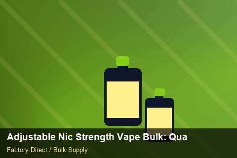 Adjustable Nic Strength Vape Bulk — Adjustable Nic Strength Vape Bulk: Quality Control Process — for UK Retailers photo 2