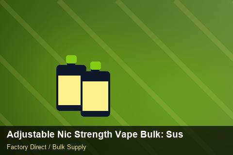 Adjustable Nic Strength Vape Bulk — Adjustable Nic Strength Vape Bulk: Sustainability — for UK Retailers photo 1