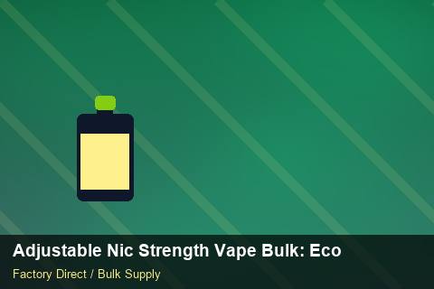 Adjustable Nic Strength Vape Bulk — Adjustable Nic Strength Vape Bulk: Eco-Friendly Materials — for UK Retailers photo 1