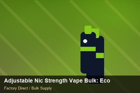 Adjustable Nic Strength Vape Bulk — Adjustable Nic Strength Vape Bulk: Eco-Friendly Materials — for UK Retailers photo 2