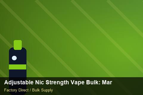 Adjustable Nic Strength Vape Bulk — Adjustable Nic Strength Vape Bulk: Market Comparison — for UK Retailers photo 2