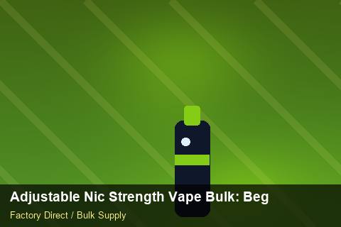 Adjustable Nic Strength Vape Bulk — Adjustable Nic Strength Vape Bulk: Beginner's Guide — for UK Retailers photo 1