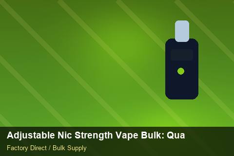Adjustable Nic Strength Vape Bulk — Adjustable Nic Strength Vape Bulk: Quality Inspection Checklist — for US Distributors photo 1