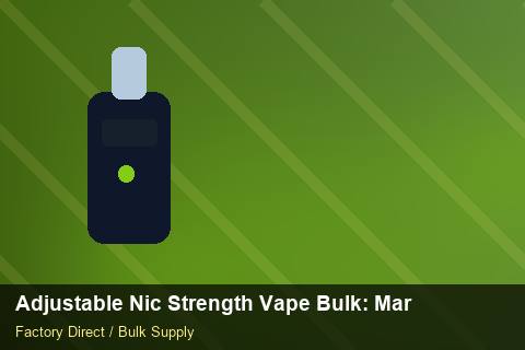 Adjustable Nic Strength Vape Bulk — Adjustable Nic Strength Vape Bulk: Market Trends 2026 — for US Distributors photo 2