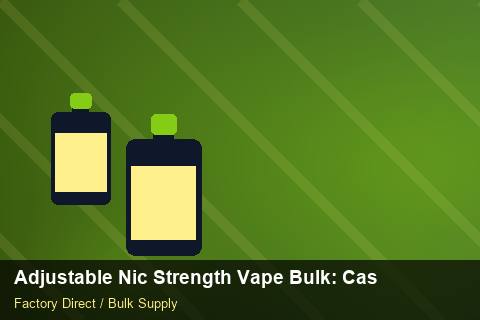 Adjustable Nic Strength Vape Bulk — Adjustable Nic Strength Vape Bulk: Case Studies — for US Distributors photo 2