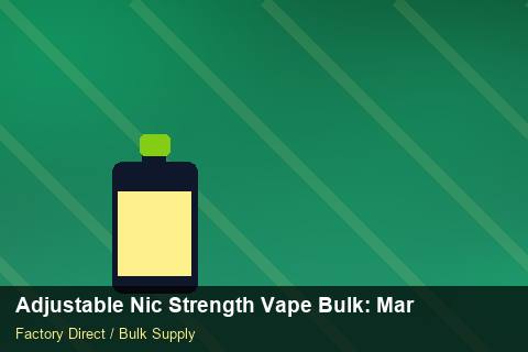 Adjustable Nic Strength Vape Bulk — Adjustable Nic Strength Vape Bulk: Margin Calculator — for US Distributors photo 1