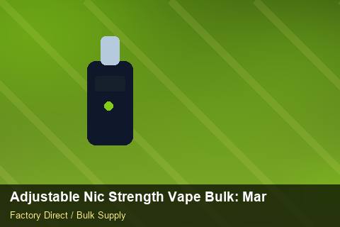 Adjustable Nic Strength Vape Bulk — Adjustable Nic Strength Vape Bulk: Margin Calculator — for US Distributors photo 2