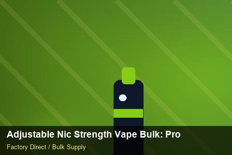 Adjustable Nic Strength Vape Bulk — Adjustable Nic Strength Vape Bulk: Product Launch Playbook — for US Distributors photo 2