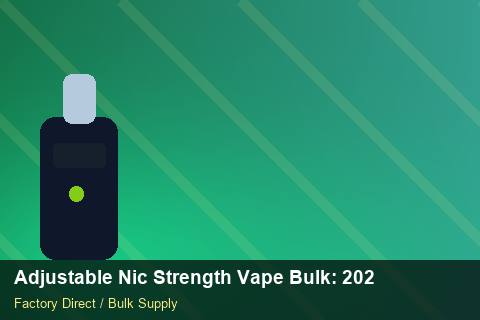 Adjustable Nic Strength Vape Bulk — Adjustable Nic Strength Vape Bulk: 2026 Buyer's Handbook — for EU Chains photo 2