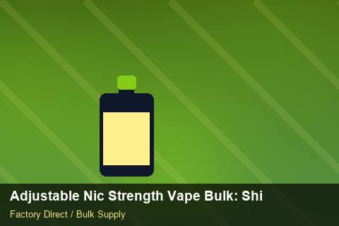 Adjustable Nic Strength Vape Bulk — Adjustable Nic Strength Vape Bulk: Shipping & Logistics — for EU Chains photo 2
