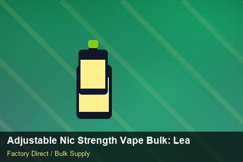 Adjustable Nic Strength Vape Bulk — Adjustable Nic Strength Vape Bulk: Lead Time & MOQ — for EU Chains photo 1