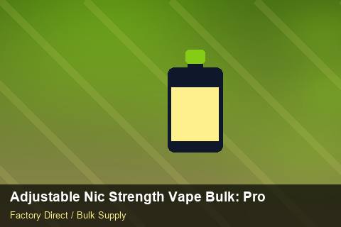 Adjustable Nic Strength Vape Bulk — Adjustable Nic Strength Vape Bulk: Procurement Strategy — for EU Chains photo 1