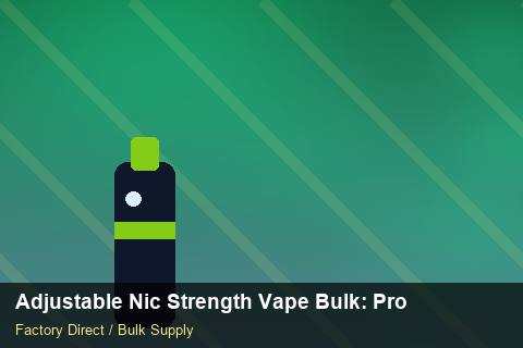 Adjustable Nic Strength Vape Bulk — Adjustable Nic Strength Vape Bulk: Procurement Strategy — for EU Chains photo 2