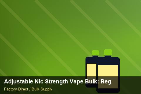 Adjustable Nic Strength Vape Bulk — Adjustable Nic Strength Vape Bulk: Regulatory Update — for EU Chains photo 1