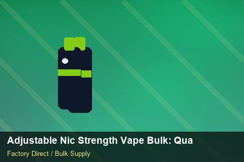 Adjustable Nic Strength Vape Bulk — Adjustable Nic Strength Vape Bulk: Quality Control Process — for EU Chains photo 1