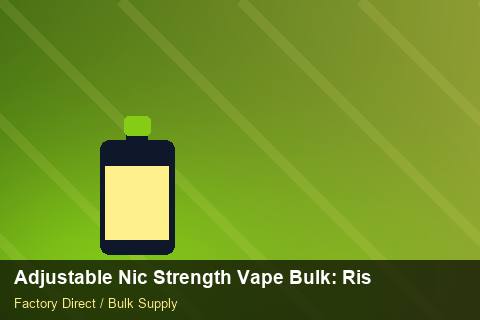 Adjustable Nic Strength Vape Bulk — Adjustable Nic Strength Vape Bulk: Risk Management — for EU Chains photo 2
