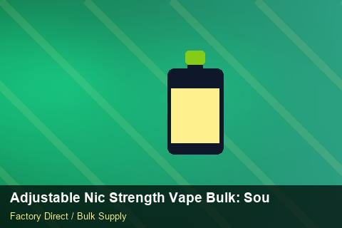 Adjustable Nic Strength Vape Bulk — Adjustable Nic Strength Vape Bulk: Sourcing Workflow — for EU Chains photo 2
