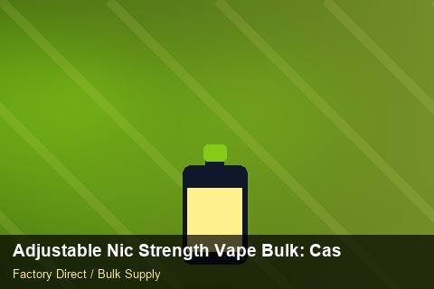 Adjustable Nic Strength Vape Bulk — Adjustable Nic Strength Vape Bulk: Case Studies — for EU Chains photo 2