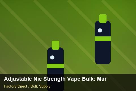 Adjustable Nic Strength Vape Bulk — Adjustable Nic Strength Vape Bulk: Market Comparison — for EU Chains photo 2