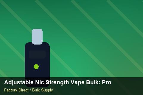Adjustable Nic Strength Vape Bulk — Adjustable Nic Strength Vape Bulk: Procurement Checklist — for EU Chains photo 2