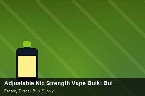 Adjustable Nic Strength Vape Bulk — Adjustable Nic Strength Vape Bulk: Bulk Supplier Guide — MOQ Explained photo 2