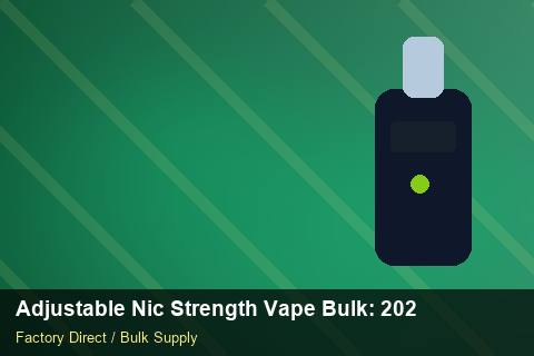 Adjustable Nic Strength Vape Bulk — Adjustable Nic Strength Vape Bulk: 2026 Buyer's Handbook — MOQ Explained photo 2
