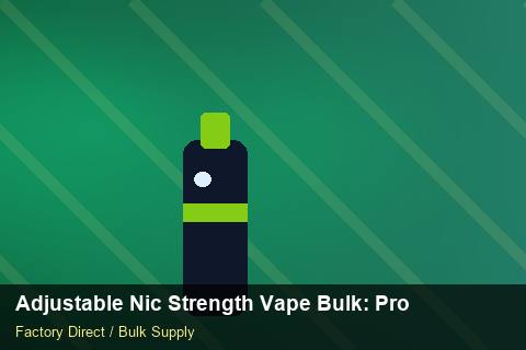 Adjustable Nic Strength Vape Bulk — Adjustable Nic Strength Vape Bulk: Procurement Strategy — MOQ Explained photo 2