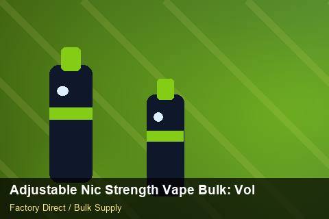 Adjustable Nic Strength Vape Bulk — Adjustable Nic Strength Vape Bulk: Volume Pricing Tiers — MOQ Explained photo 2