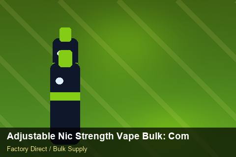 Adjustable Nic Strength Vape Bulk — Adjustable Nic Strength Vape Bulk: Compliance Standards — MOQ Explained photo 1